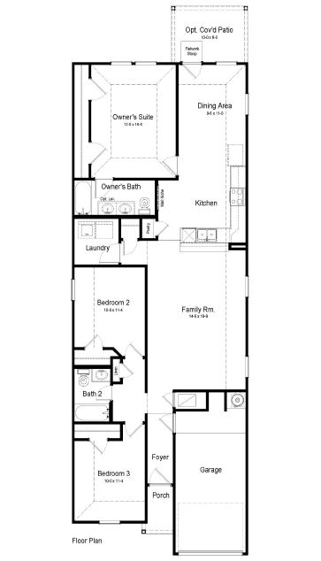 Builder In North Houston - Sabine Floor Plan - First America Homes