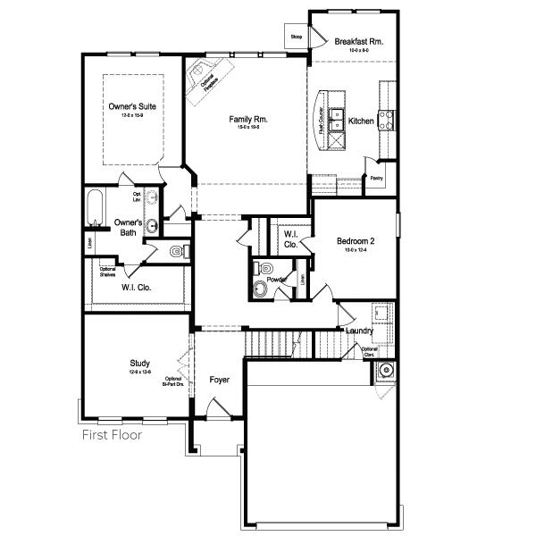 Builder in North Houston - Reagan Floor Plan - First America Homes