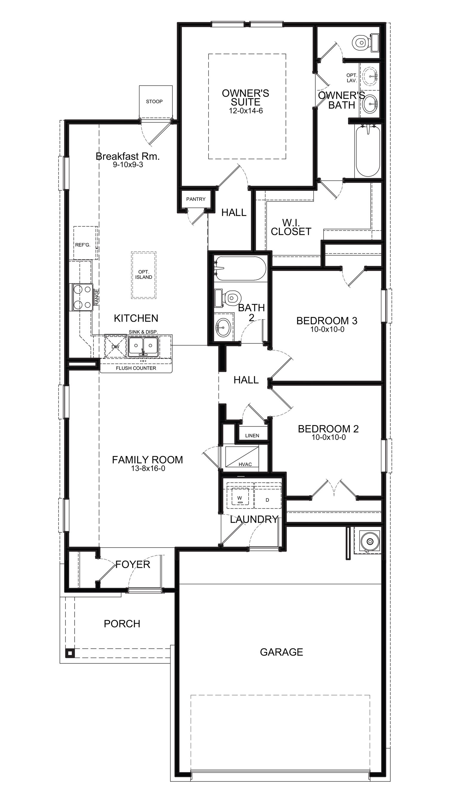 Builder in North Houston - Breckenridge Floor Plan - First America Homes