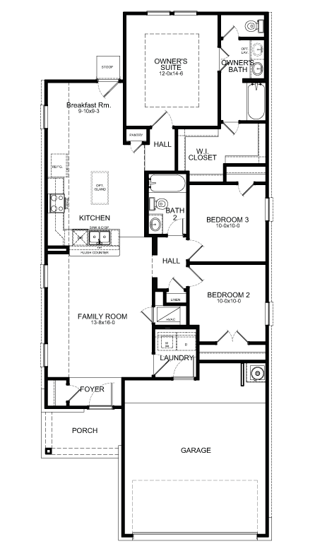 Builder in North Houston - Breckenridge Floor Plan - First America Homes