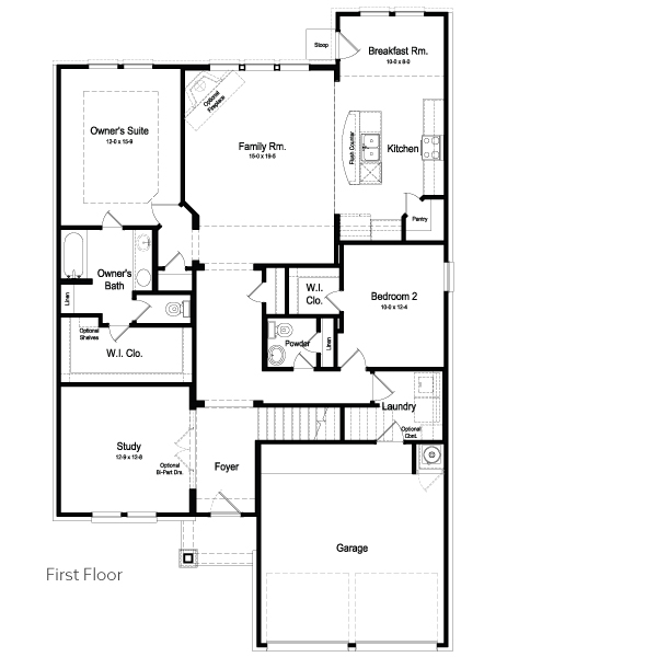 Builder in North Houston - Denali Floor Plan - First America Homes