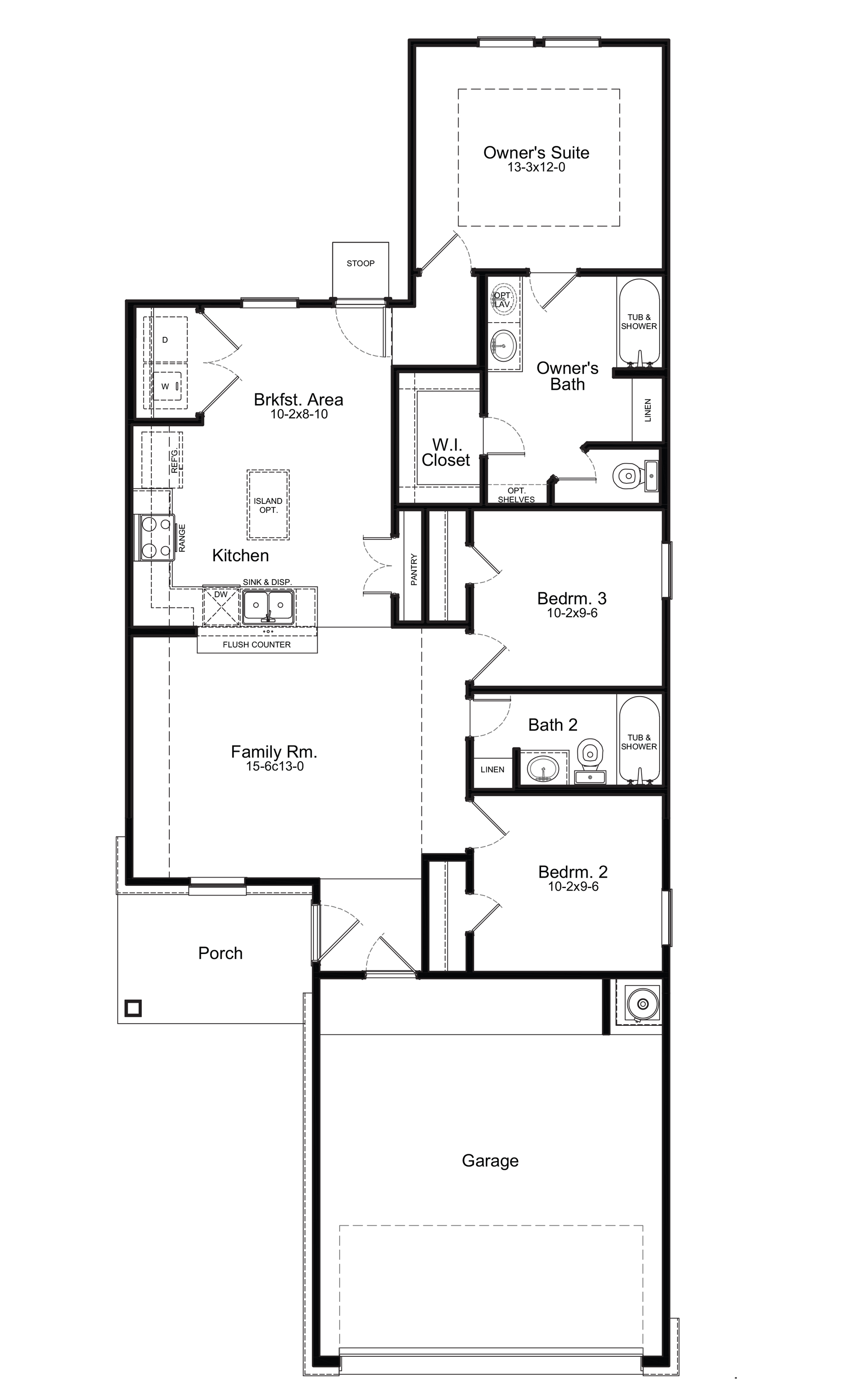 Builder in North Houston - Newport Floor Plan - First America Homes