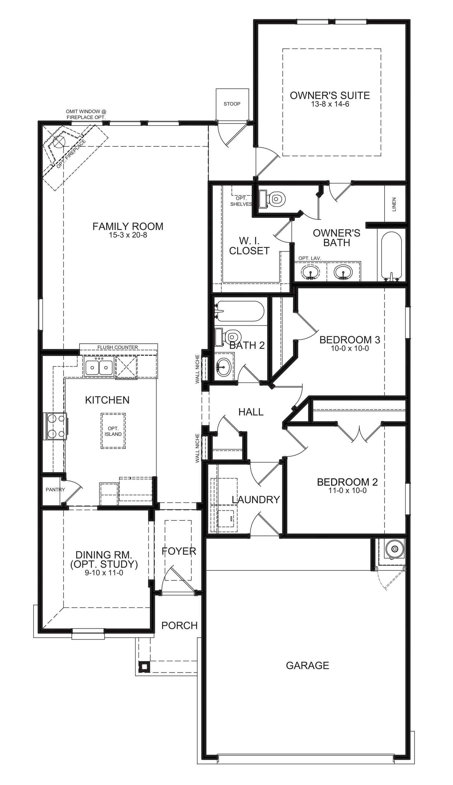 Builder In North Houston - Tyler Floor Plan - First America Homes